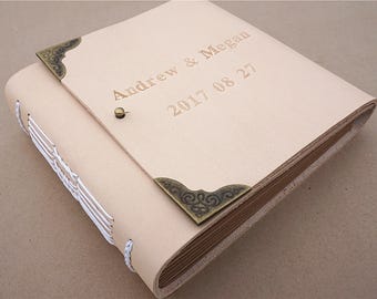 leather journal wedding journal personalized journal handmade journal custom journal guest book journal wedding guestbook wedding notebook
