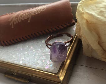 Size 7 wire wrapped ring