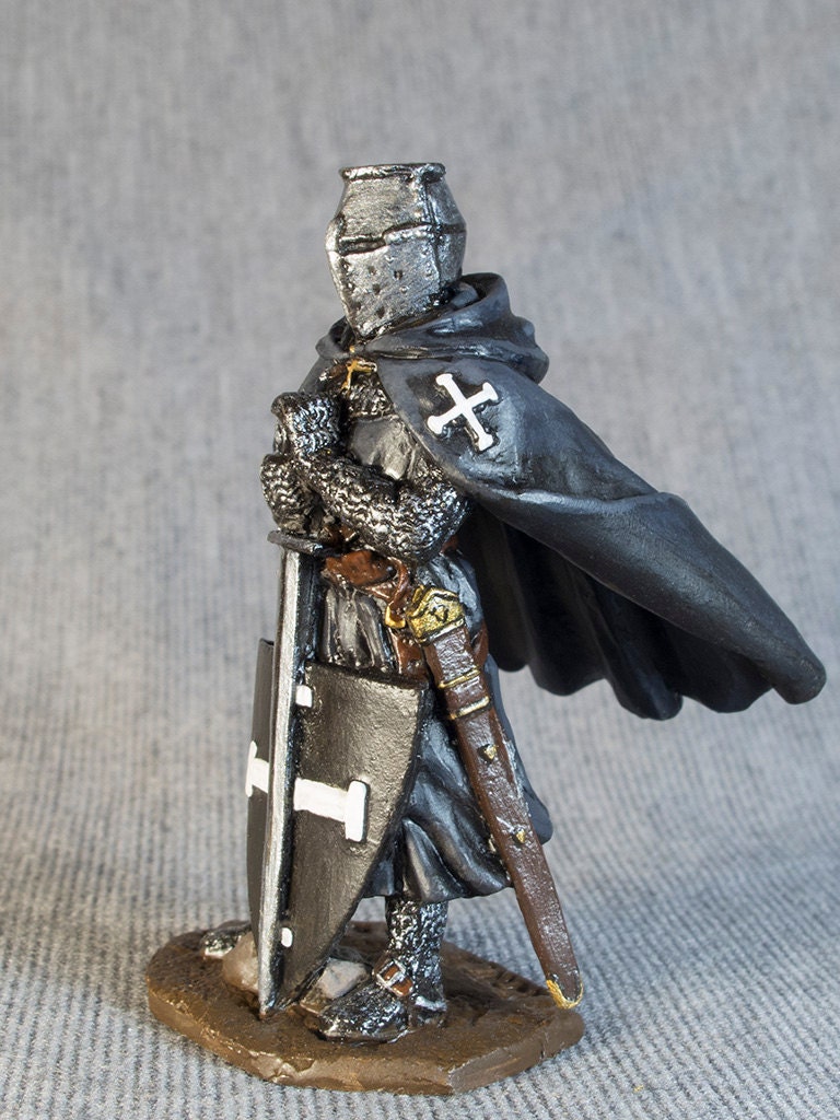 Teutonic Knight Action Figures Middle Ages Hand Painted 1/32