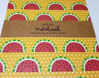 Tropical Summer Watermelon A5 Notebook