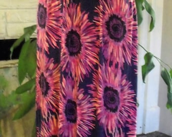 Maxi Sundress/ Jersey Sundress/ Rayon-Spandex Sundress/ Tropical Print Sundress/ Shabbyfab Funwear