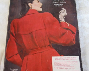 Vintage Spiegel Catalog Fall and Winter 1949 Original Vintage Fashions Toys And More