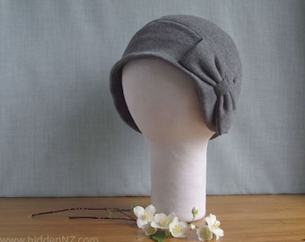 Cloche Hat with Big Bow - made to order