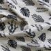 Cactus cotton linen fabric Scandinavian fabric Black cactus print Nordic fabric Home decor fabric by a half yard - 1/2 yard