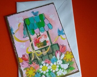 Vintage Get Well Greeting Card