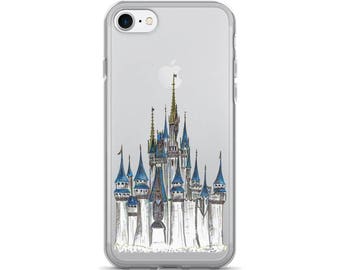 CLEAR EDITION Cinderella Castle - iPhone Case - Walt Disney World Resort - Princess Castle - Gift - iPhone 6 / 7 / 8 / X, Samsung Galaxy
