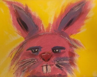 Grumpy Bunny Notecards (set of 6 with envelopes in a clear box)