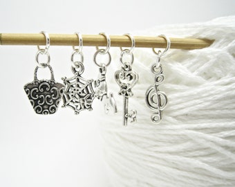 Stitch Marker Set, Knitting Stitch Marker, Mini Yarn, Knitting Markers, Snag Free Knitting Markers, Knitting Supplies, Knitting Gifts