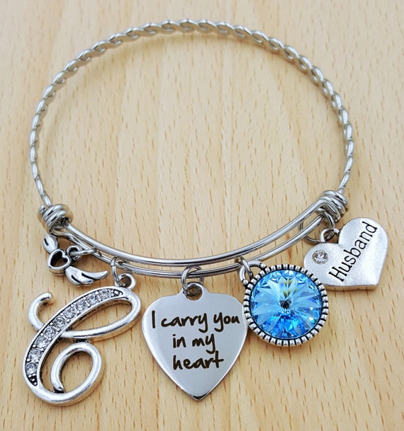 Sympathy Bracelet Sympathy Gift In Memory of Husband Memorial Bracelet Loss of Husband Loss of Husband Remembrance Bracelet Remembrance