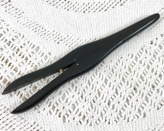 Antique Glove Stretcher Ladies or Gentleman's - Real Ebony Wood - Dark Almost Black Grooming Accessory Circa Late 1800s - Early 1900s