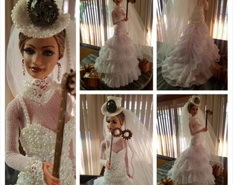 OOAK Doll Steampunk Bride Traveller in Time by AnitaHealyDolls©