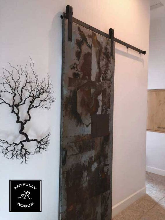 Barn Door Metal Barn Door Artistic Metal Sliding Door