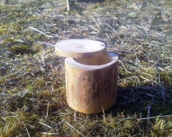 Nature decoration, raw Elm wood box!