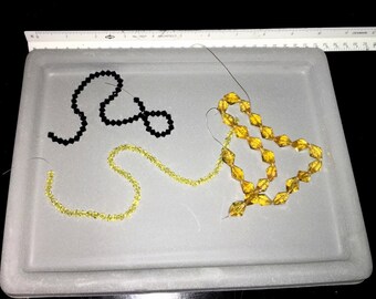 Grey flocked plastic beading tray, plastic bead tray, approx 8" x10", Open bead sorting tray