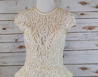 Sparkly Vintage Tadashi Party Dress