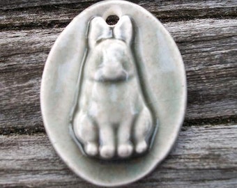 Ceramic Bunny Pendant