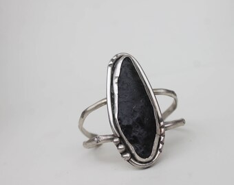 children vintage arrowhead, sterling silver stamped cuff