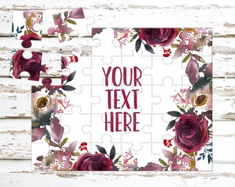 Create Your Own Puzzle - Pregnancy Announcement - Custom Puzzle - Personalized Puzzle - Announcement Ideas - Wedding Announcement - CYOP0146
