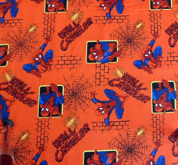 Spiderman Fabric Wall Crawler Fabric Superhero Fabric Marvel