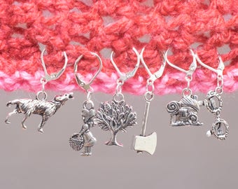 Little Red Riding Hood Stitch Markers