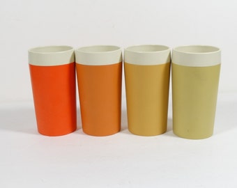 1950s Gitsware Tumblers - Set of 4 - Midcentury Tumblers - Juice Glasses