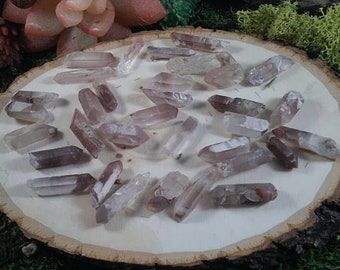 Lithium quartz crystal points Brazil natural pink lithium quartz crystal Brazil natural crystals lithium point