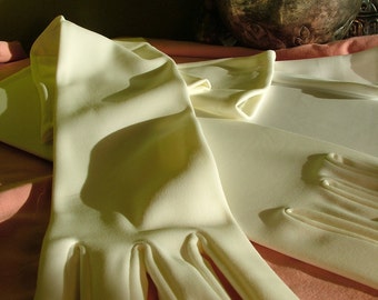 Opera Gloves 16 inch length Matt White ivory black beaded wedding bridal 1920s weddings Flappers Marilyn Monroe