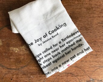 Short Story Tea Towel: The Joy of Cooking