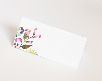 Coloque la tarjeta, flores, decoración de la mesa de la boda, floral, marca lugar, boda, flores, artes de la mesa, decoración, fiesta, papergoods