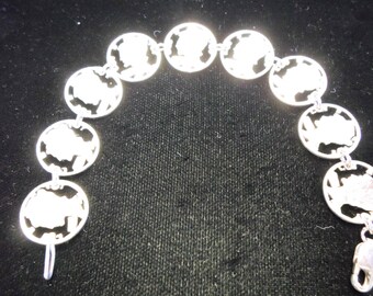 Mercury dime bracelet 9 dimes