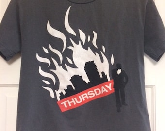 Thursday Band T-Shirt Women's Medium