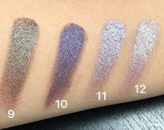 DUOCHROME & MULTI-SHIMMER Eyeshadows - Handmade Pressed Mineral Eyeshadow Vegan, Nontoxic, Cruelty-free