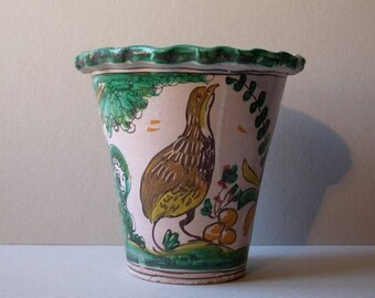 Pottery flowerpot, 1940s