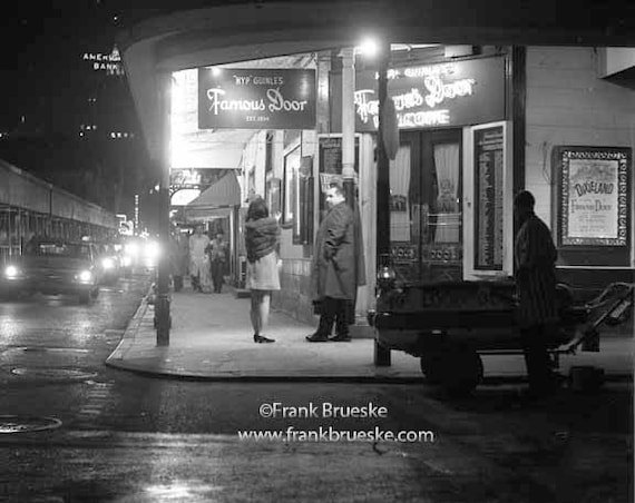 Black white fine art photography bourbon street the famous Black white fine art photography bourbon street the famous