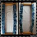 18" and 20" Scroll Rod covers, Blue Paisley, Blue Swirls