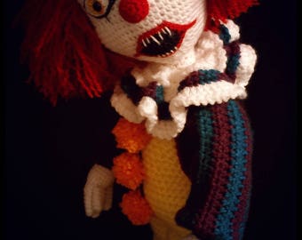 Creepy Clown Crochet Pattern