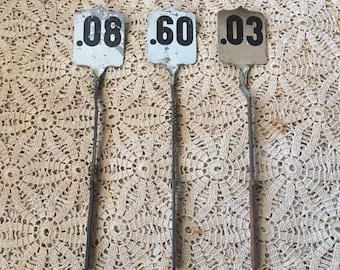 Reaching 60 Is A Plus Antique Cash Register Tag Flag