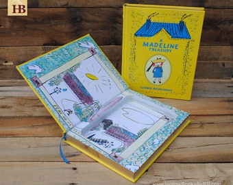Book Safe - A Madeline Treasury - Leather Bound Hollow Book Safe