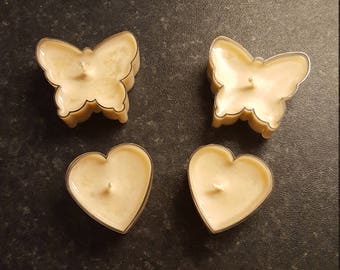 2 Butterfly Scented Tea Lights (Chocolate)