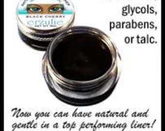 On Sale OrganicEyeliner Gel Eyeliner Pot in INTENSE BLACK Natural Eyeliner Unscented Non Toxic Cruelty Free Makeup