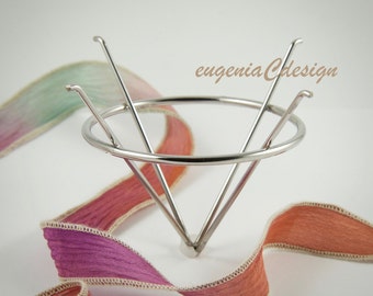 Torch Enamel Basket for Tripod Enameling - Stainless Steel 4" x 2 3/4"