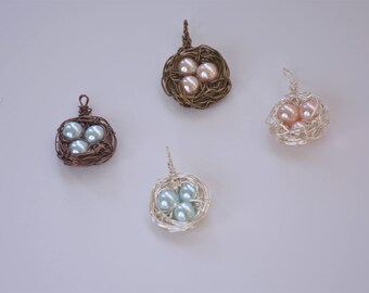 Bird's Nest Pendants