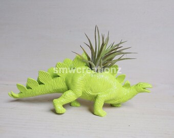 Custom Dinosaur Planter with Air Plant Room Decor- Dorm Room Decor