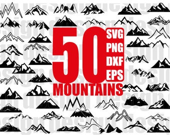 Mountain svg | Etsy