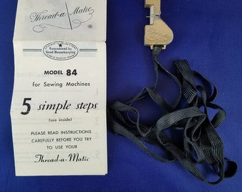 Thread-a-Matic Vintage Sewing Machine Needle Threader 1950s