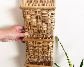 Letter Rack - Cane & Rattan