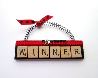 Roulette Winner Scrabble Tile Ornament