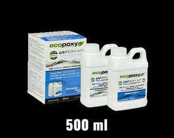 Safest Epoxy Resin for Artists, 500 ML UVPoxy, Green Eco-Friendly | EcoPoxy | Environmentally Safe | Resin Artist Recommended