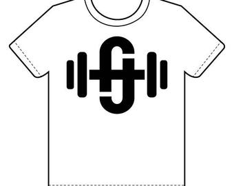Fitness Jones—Logo—Black on White