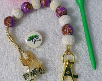 Golf Stroke Counter with Handmade Beads